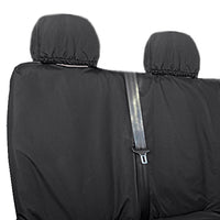 VW Crafter (2010-2017) Tailored Rear Seat Covers - Black
